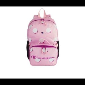 Pink Champion Backpack with Lunchbox 🎒